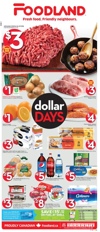 Foodland (ON) Flyer January 2 to 8