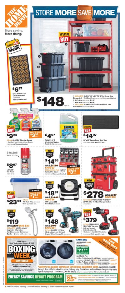 Home Depot (ON) Flyer January 2 to 8