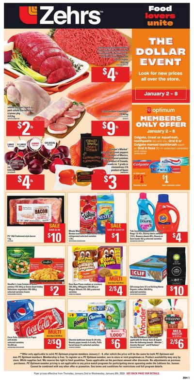 Zehrs Flyer January 2 to 8