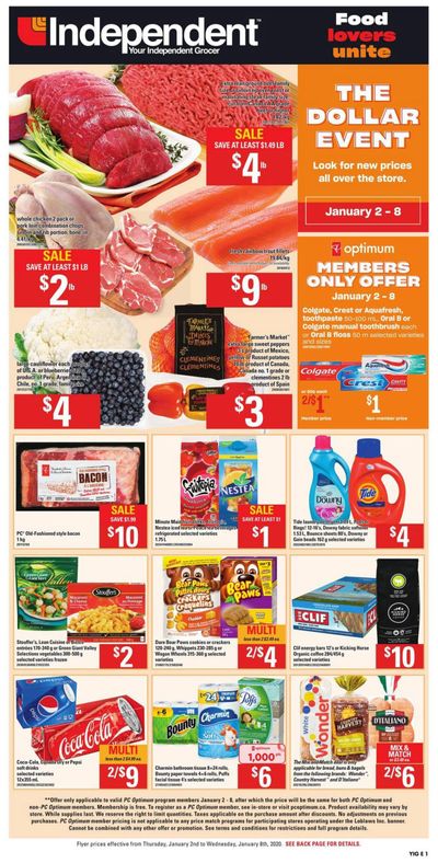 Independent Grocer (ON) Flyer January 2 to 8