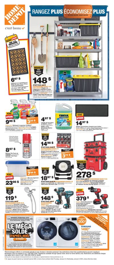 Home Depot (QC) Flyer January 2 to 8