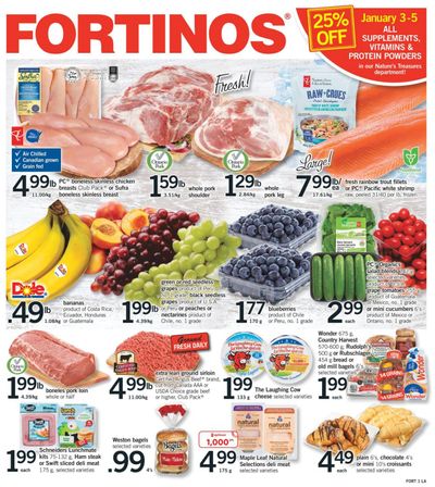 Fortinos Flyer January 2 to 8