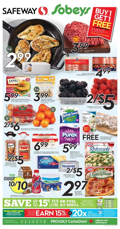 Safeway (West) Flyer January 2 to 8