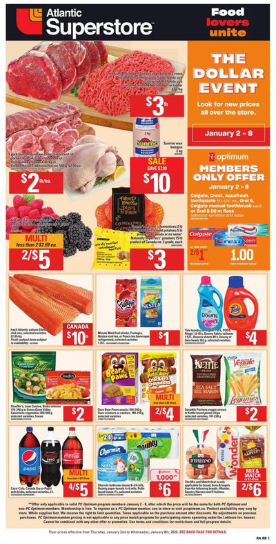 Atlantic Superstore Flyer January 2 to 8