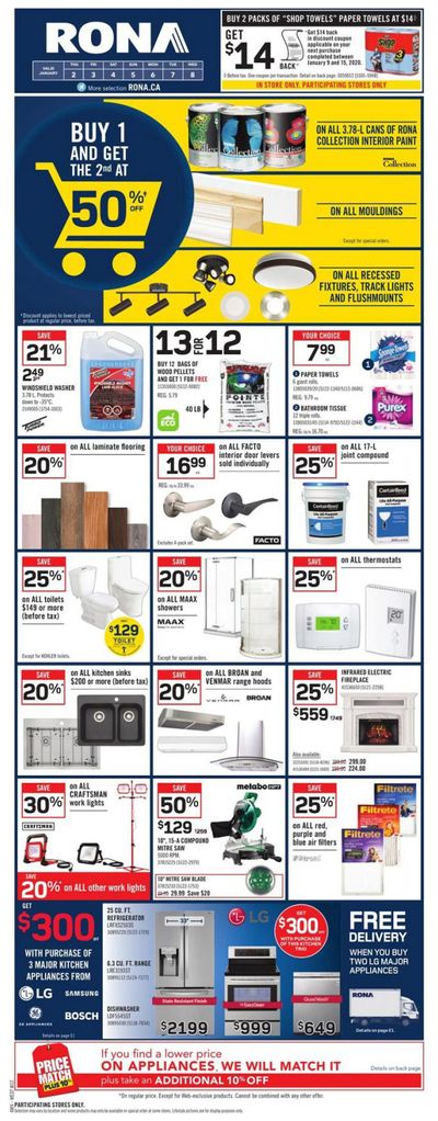 Rona (West) Flyer January 2 to 8