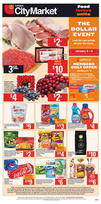 Loblaws City Market (West) Flyer January 2 to 8