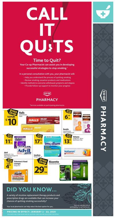 Co-op (West) Pharmacy Flyer January 2 to 22