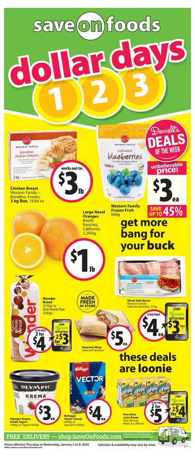 Save on Foods (SK) Flyer January 2 to 8
