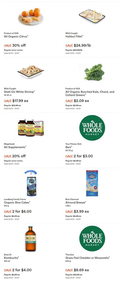 Whole Foods Market (West) Flyer January 1 to 7