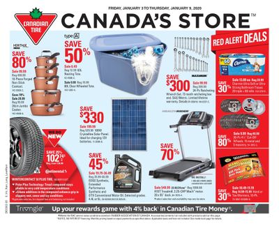 Canadian Tire (West) Flyer January 3 to 9