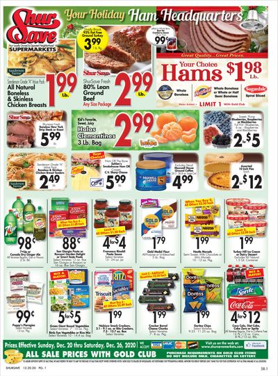 Gerrity's Supermarket Holiday Weekly Ad Flyer December 20 to December 26, 2020