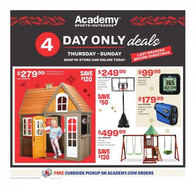 Academy Sports Weekly Ad Flyer December 17 to December 20
