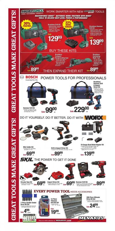 Menards Weekly Ad Flyer December 15 to December 24