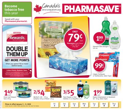Pharmasave (SK & MB) Flyer January 3 to 9