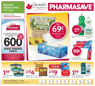 Pharmasave (ON) Flyer January 3 to 9