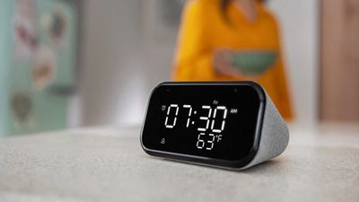 Lenovo Smart Clock Essential With Google Assistant - Grey Cloth On Sale for $ 35.01 at Best Buy Canada