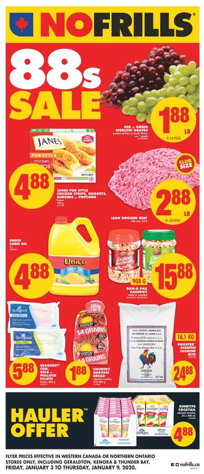 No Frills (West) Flyer January 3 to 9