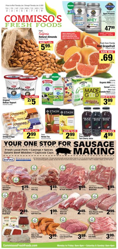 Commisso's Fresh Foods Flyer January 3 to 9