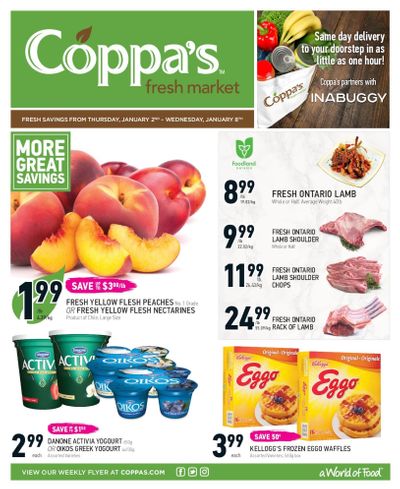 Coppa's Fresh Market Flyer January 2 to 8