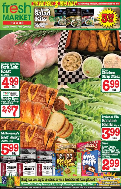 Fresh Market Foods Flyer January 3 to 9