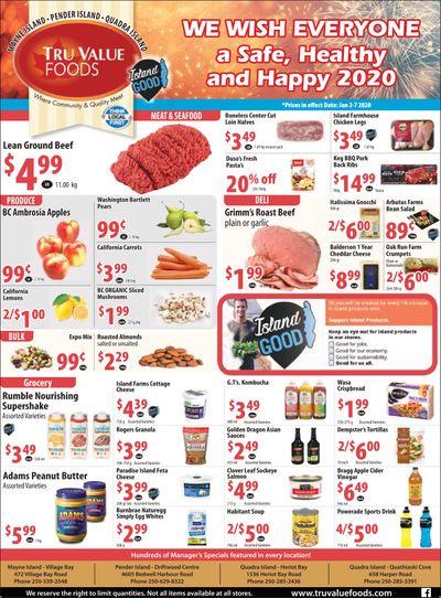 Tru Value Foods Flyer January 2 to 7