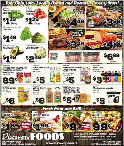 Discovery Foods Flyer September 22 to 28