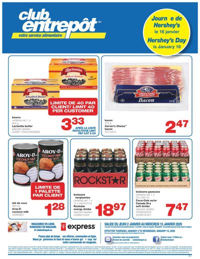 Wholesale Club (QC) Flyer January 2 to 15