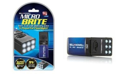 Bell + Howell Microbrite LED Flashlight for 9V Batteries On Sale for $ 12.99 at eBay Canada