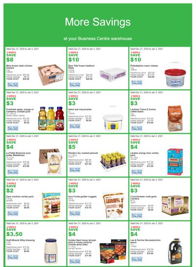 Costco Business Centre Instant Savings Flyer December 21 to January 3