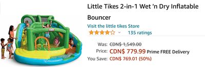 Amazon Canada Holiday Deals: Save 50% on Little Tikes 2-in-1 Wet ‘n Dry Inflatable Bouncer + 17% on Kalorik 26 QT Digital Maxx Air Fryer Oven + More HOT Offers