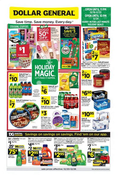 Dollar General (NC) Weekly Ad Flyer December 20 to December 26