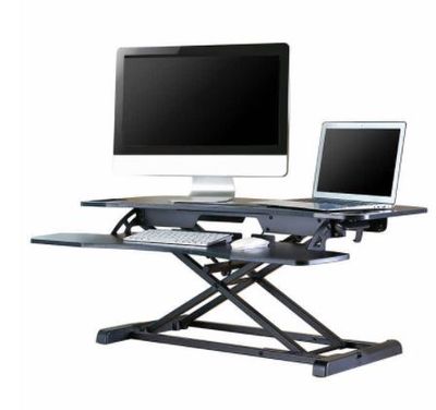 TygerClaw Black Sit-and-stand Adjustable Desk Riser For $159.99 At Costco Canada