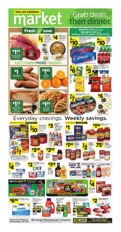 Dollar General (IN, OH) Weekly Ad Flyer December 20 to December 26