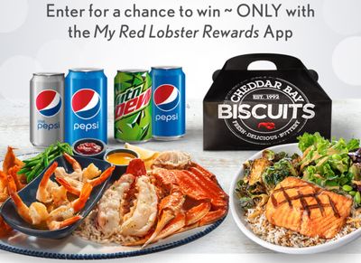Enter to Win Red Lobster for a Year with In-app Orders for a Limited Time
