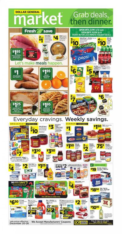Dollar General (OH) Weekly Ad Flyer December 20 to December 26