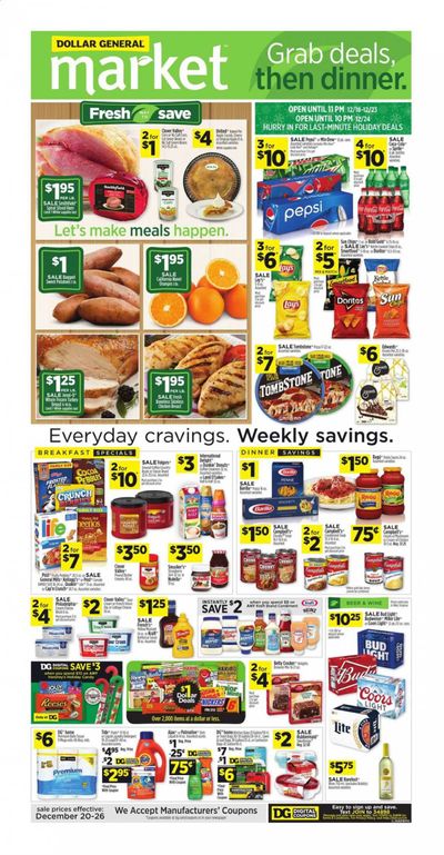 Dollar General (WV) Weekly Ad Flyer December 20 to December 26