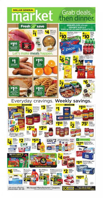 Dollar General (SC) Weekly Ad Flyer December 20 to December 26