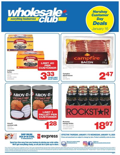 Wholesale Club (West) Flyer January 2 to 15