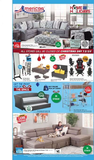 American Furniture Warehouse (AZ) Weekly Ad Flyer December 20 to December 26