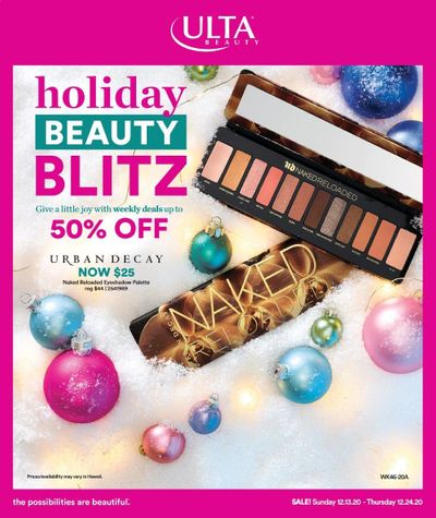 Ulta Beauty Weekly Ad Flyer December 13 to December 24