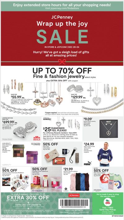 JCPenney Weekly Ad Flyer December 20 to December 24