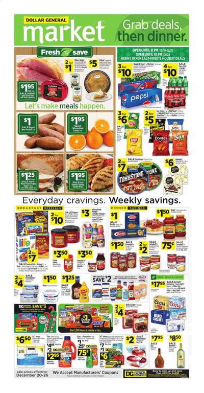 Dollar General (CA) Weekly Ad Flyer December 20 to December 26