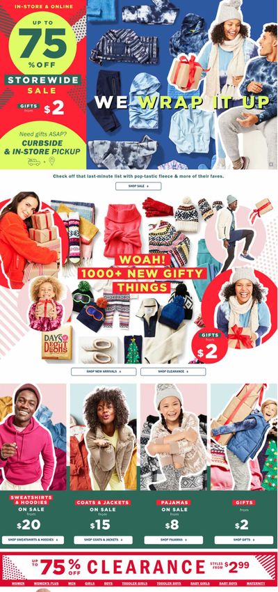 Old Navy Weekly Ad Flyer December 21 to December 28