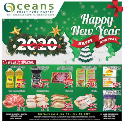 Oceans Fresh Food Market (Brampton) Flyer January 3 to 9