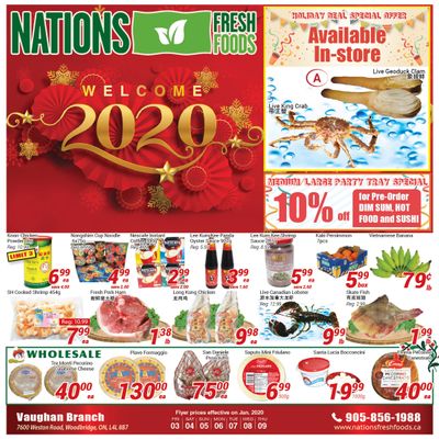Nations Fresh Foods (Vaughan) Flyer January 3 to 9