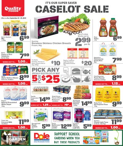 Quality Foods Flyer September 23 to 29
