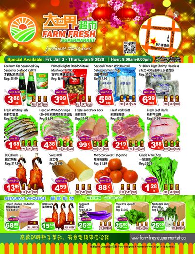 Farm Fresh Supermarket Flyer January 3 to 9