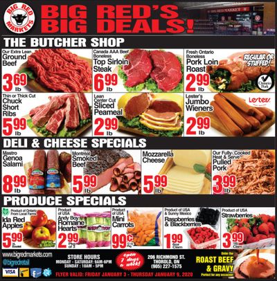Big Red Markets Flyer January 3 to 9