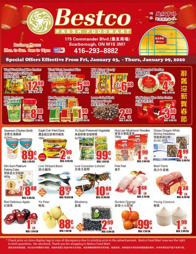 BestCo Food Mart (Scarborough) Flyer January 3 to 9