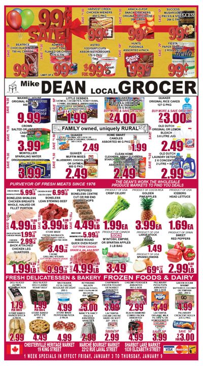 Mike Dean's Super Food Stores Flyer January 3 to 9